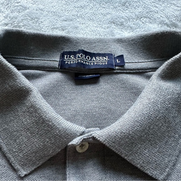 NWT U.S. Polo Assn. Performance Piqué Polo - Picture 4 of 5